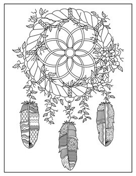 Printables dreamcatcher coloring sheets indigenous peoples day coloring pages