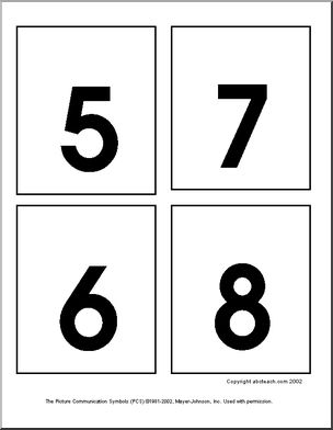 Number flashcards worksheets for students boost numerical skills