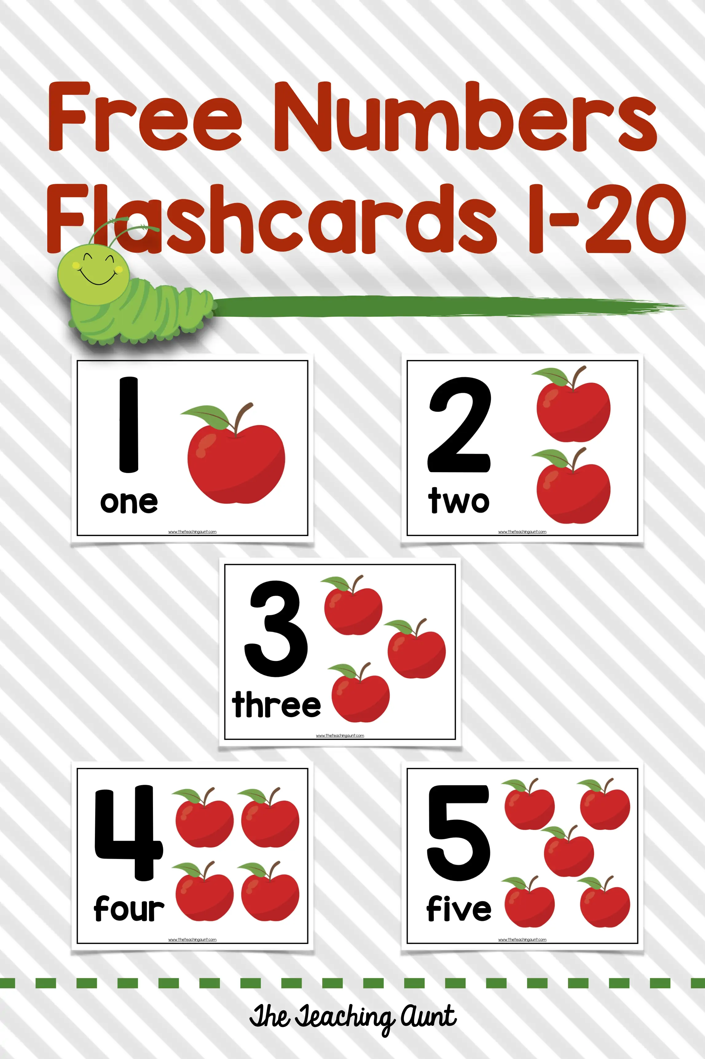 Numbers flashcards