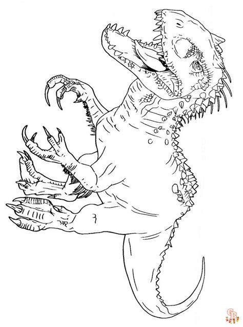 Enjoy endless fun with indominus rex coloring pages from