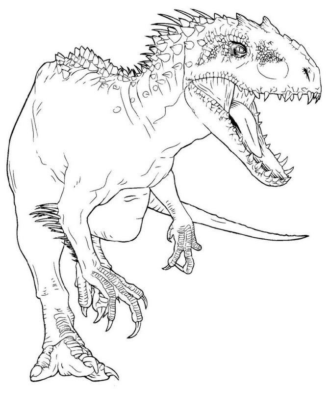 Indominus rex coloring page k worksheets dinosaur coloring pages coloring pages indominus rex