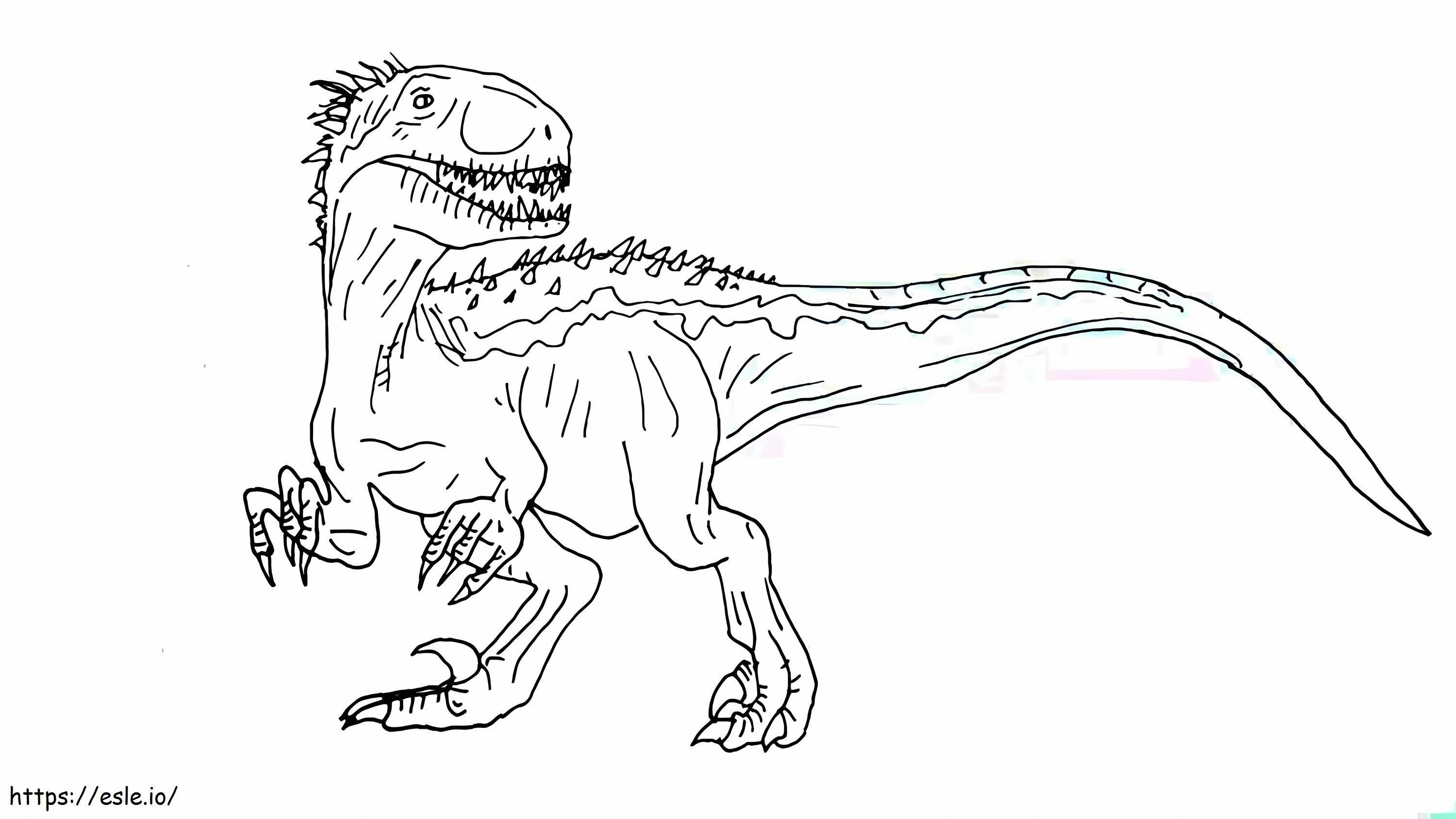 Dread indoraptor coloring page