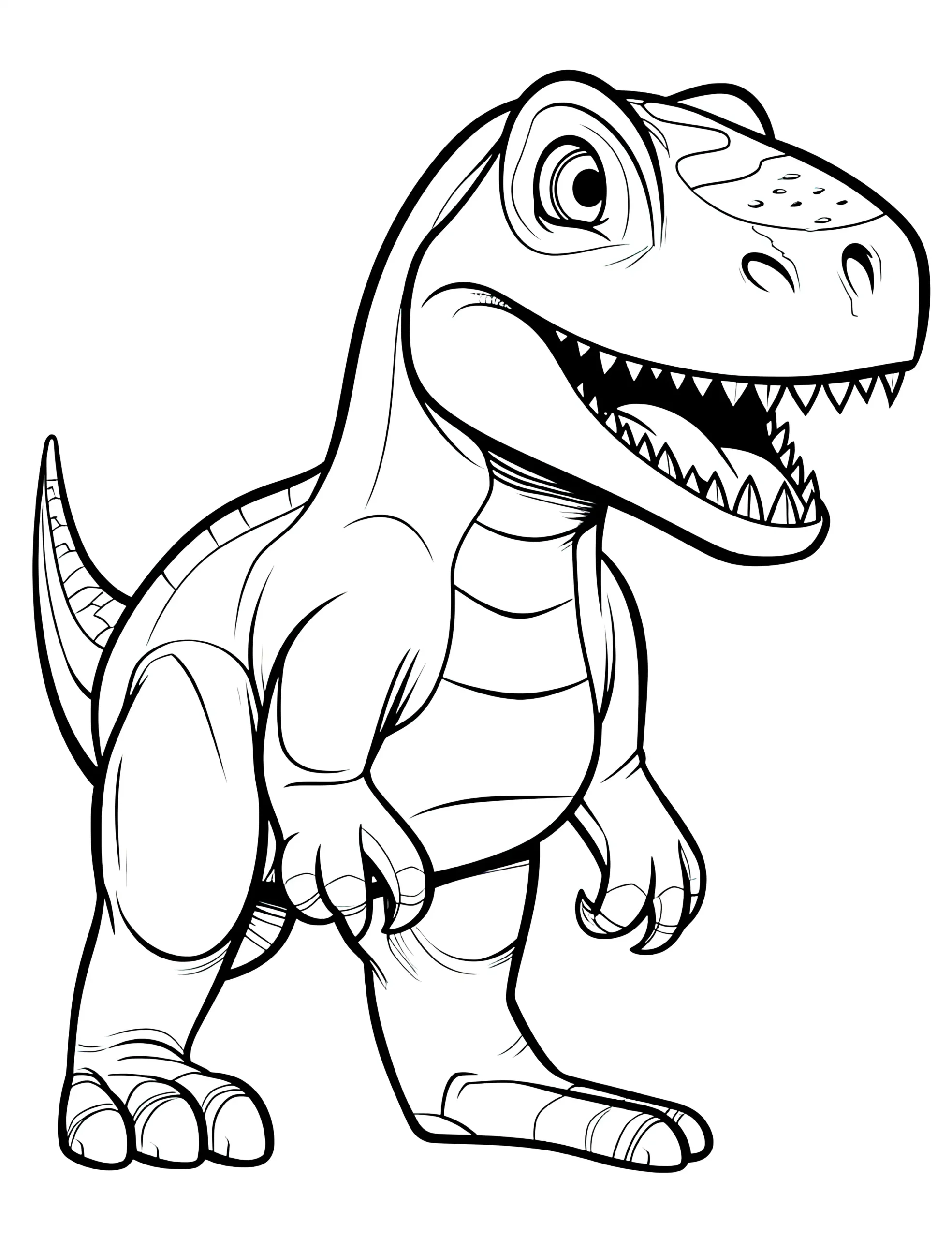 Download free indoraptor coloring page for kids