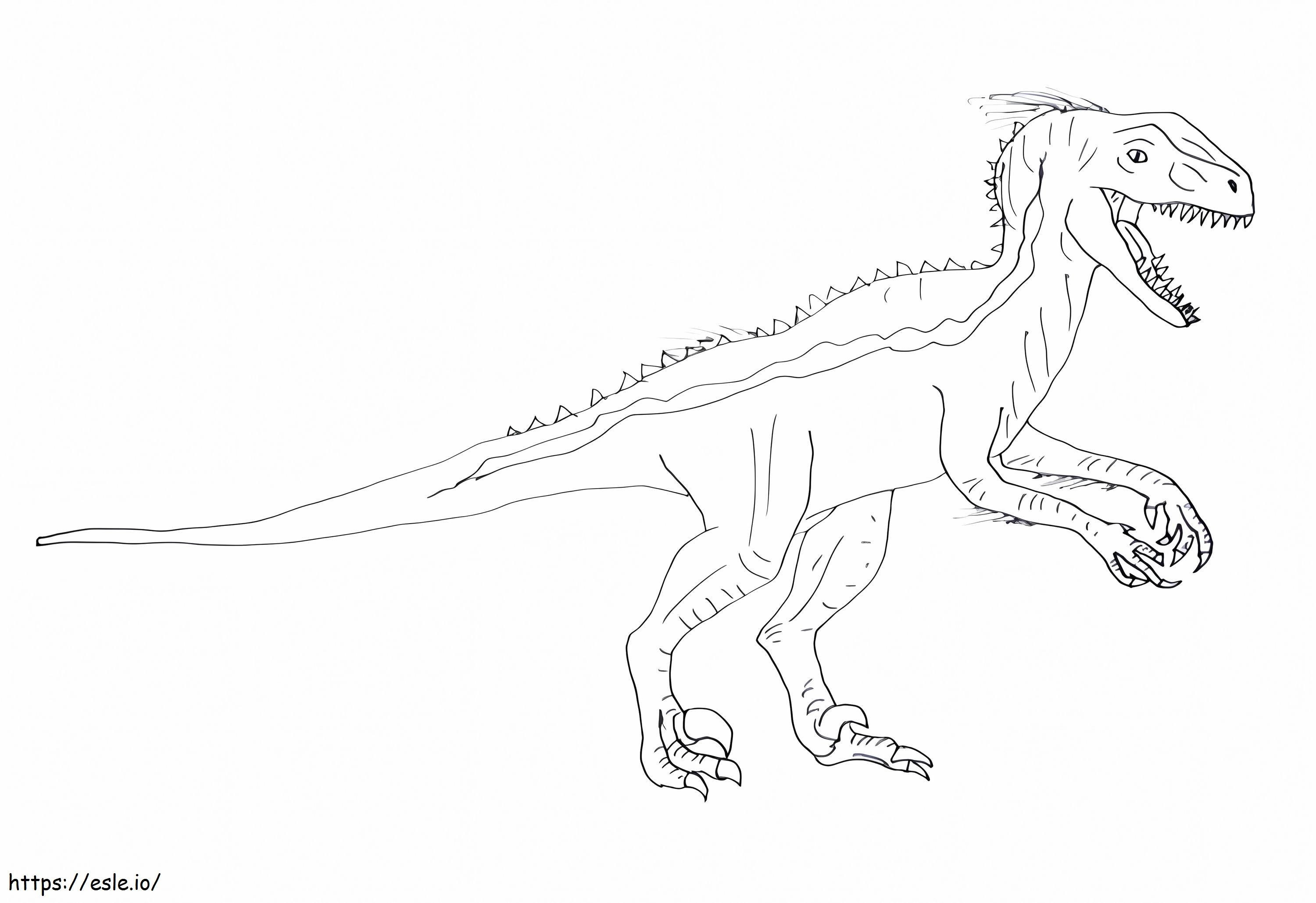 Indoraptor coloring page