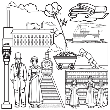 The industrial revolution clip art set by the painted crow tpt