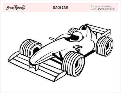 Race car coloring pages thatll kick arts and crafts into high drive