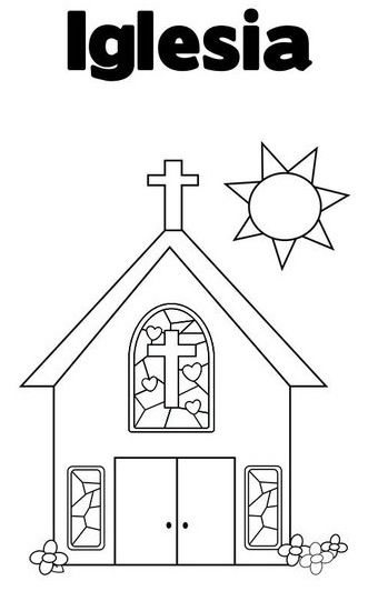 Resultado de imagen para imagenes de iglesias para colorear sunday school coloring pages school coloring pages sunday school