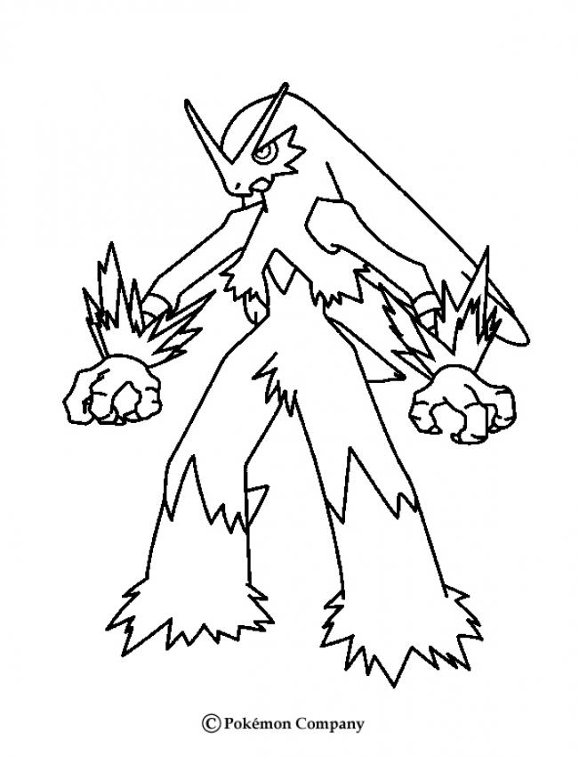 Angry blaziken coloring pages