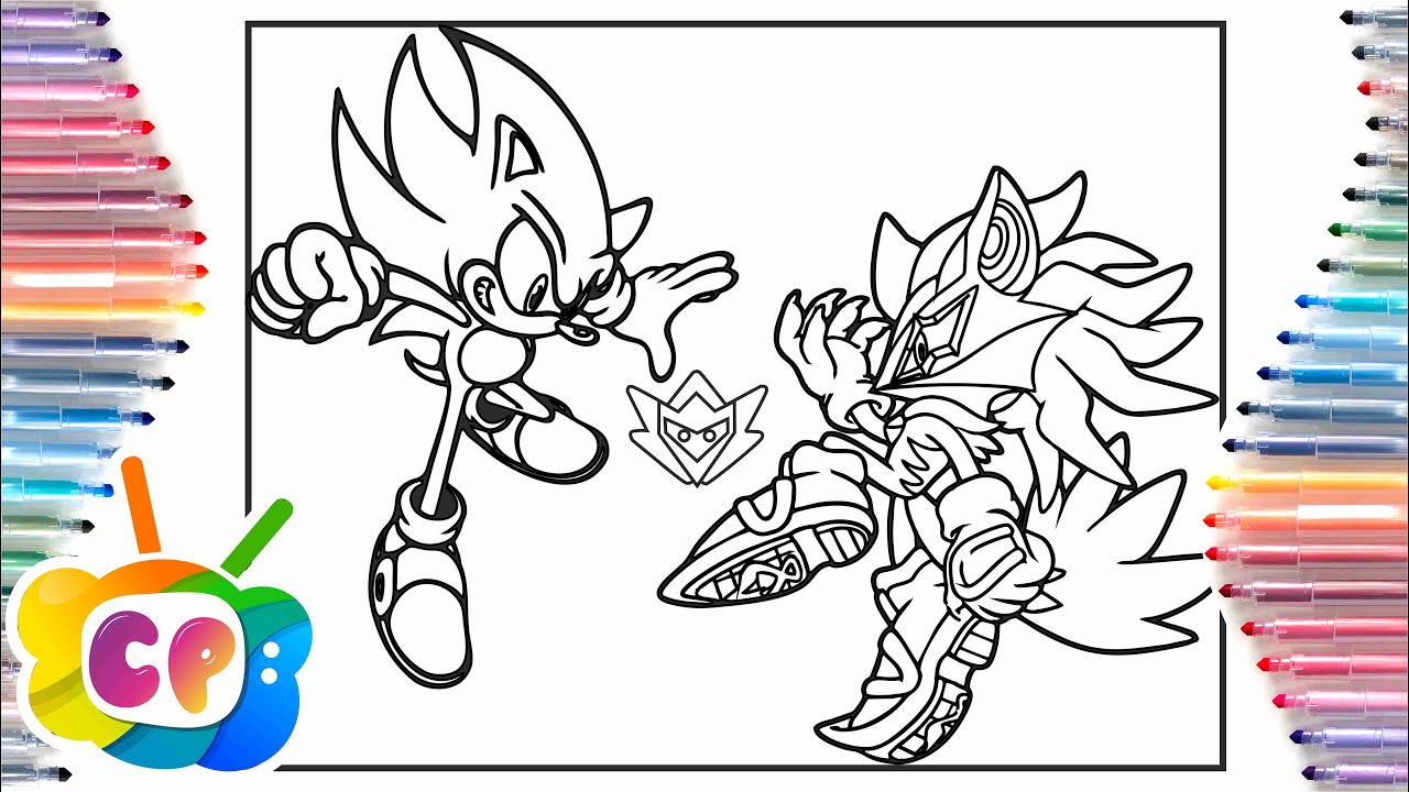 Sonic vs infinite coloring page sonic forcescartoon