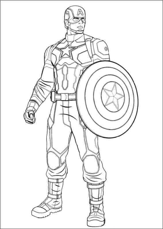 Avengers coloring pages for free