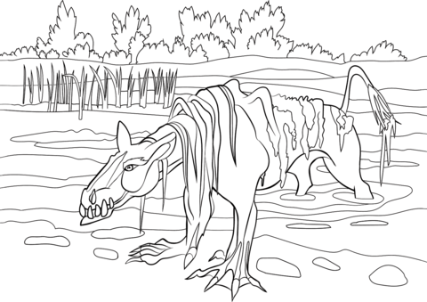 Bunyip coloring page free printable coloring pages