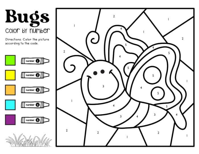 Insect coloring pages