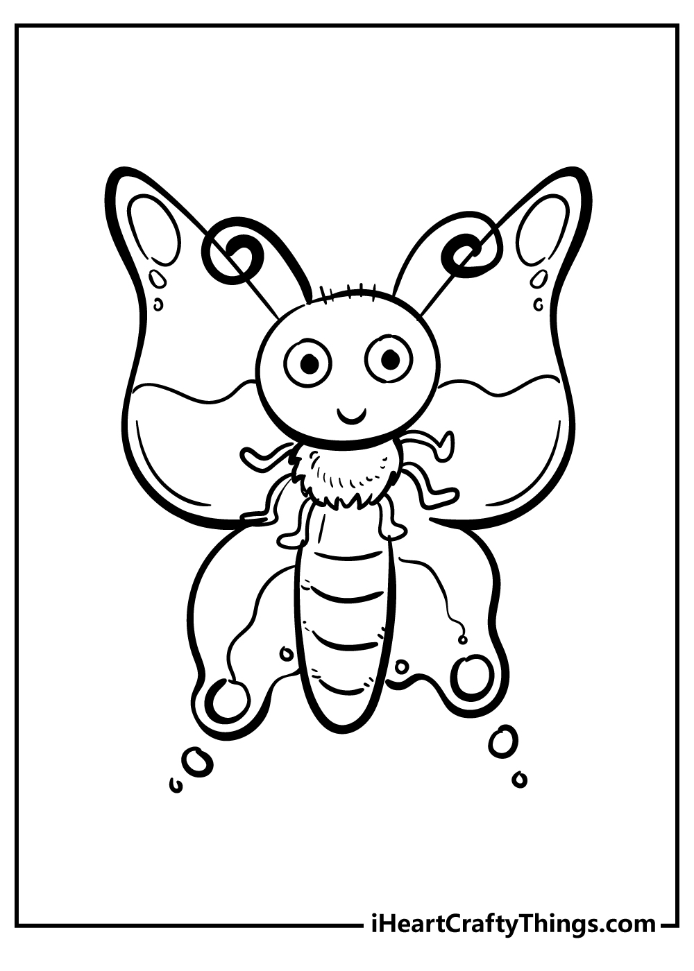 Insect coloring pages free printables