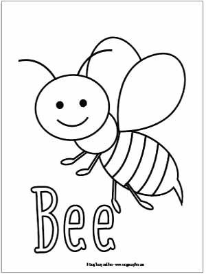 Little bugs coloring pages for kids bug coloring pages bee coloring pages insect coloring pages