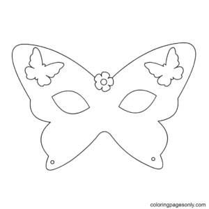 Halloween masks coloring pages printable for free download