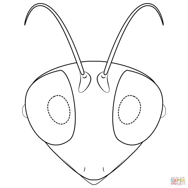 Praying mantis mask coloring page free printable coloring pages praying mantis mask for kids coloring mask