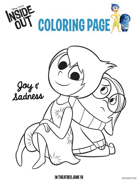 Free inside out activity sheets