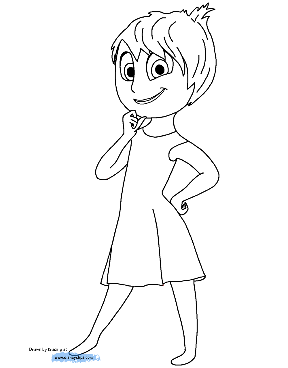 Inside out coloring pages