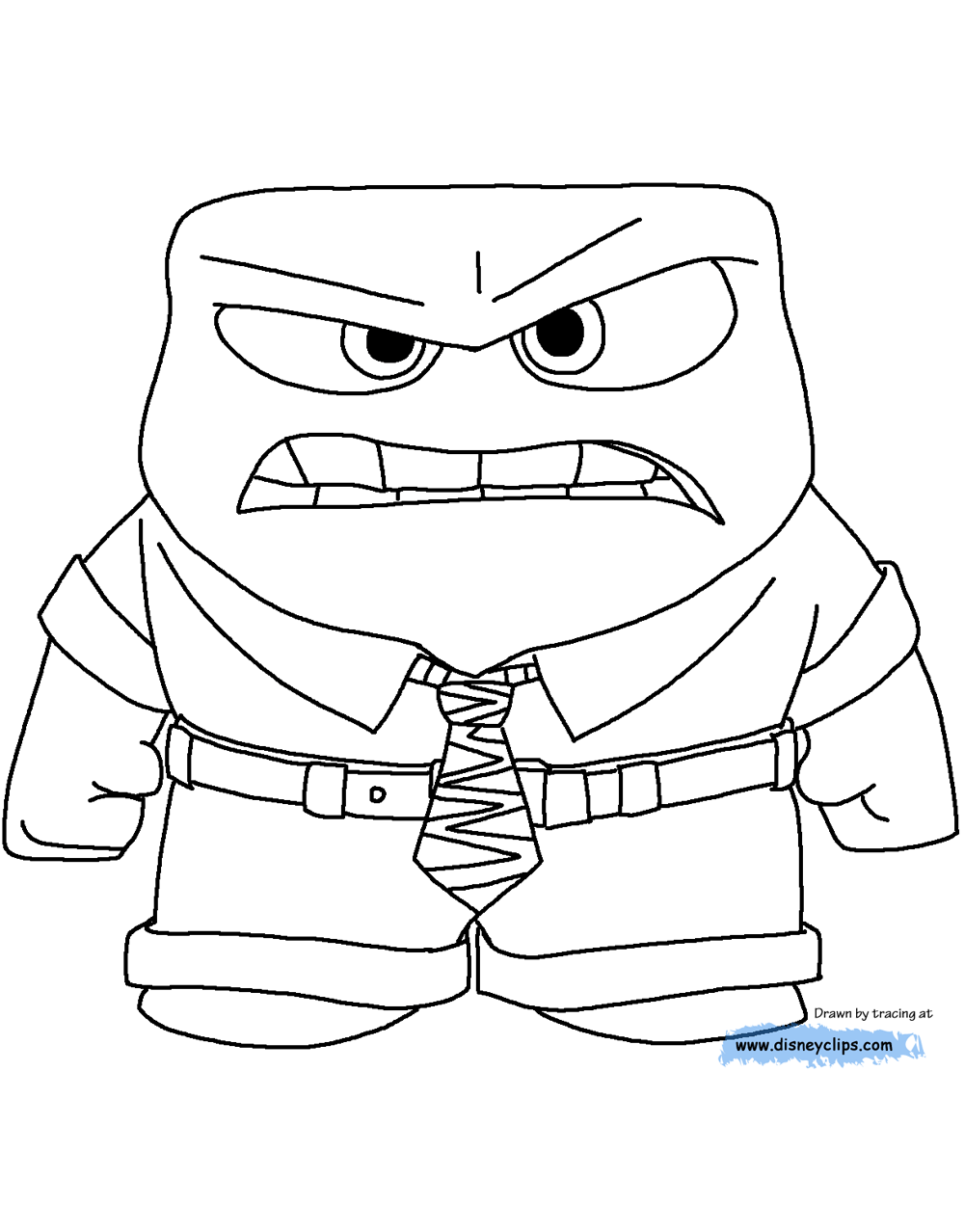 Inside out coloring pages