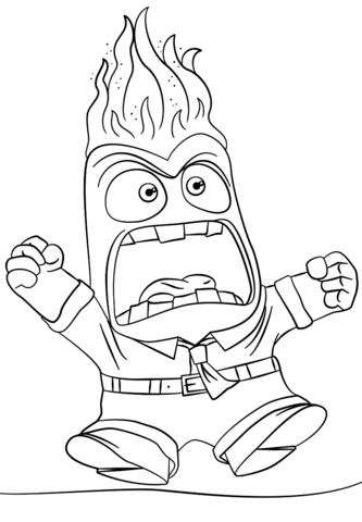 Inside out coloring pages