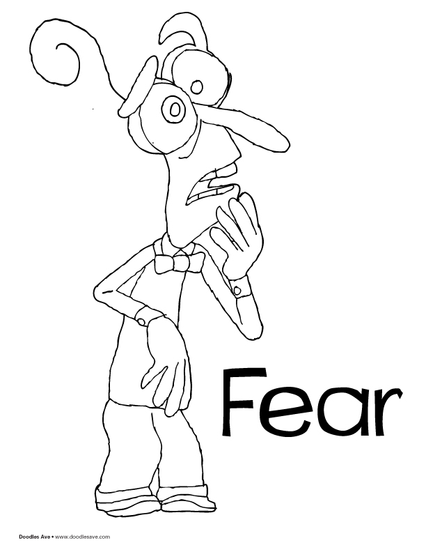 Inside out coloring page doodles ave