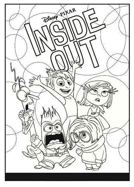 Inside out pixar coloring sheet disney inside out disney coloring pages inside out coloring pages