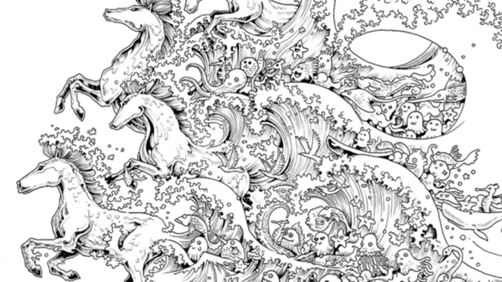 Intricate adult coloring books to help you de