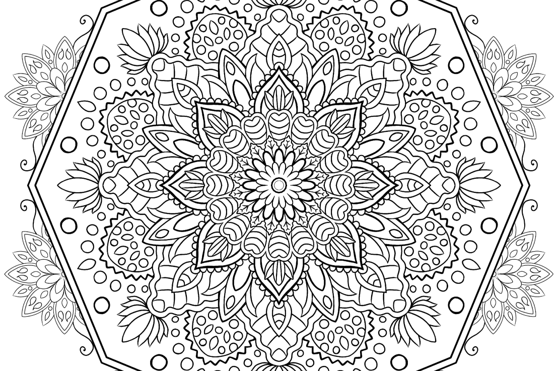 Mandala colouring pages â alphes corner