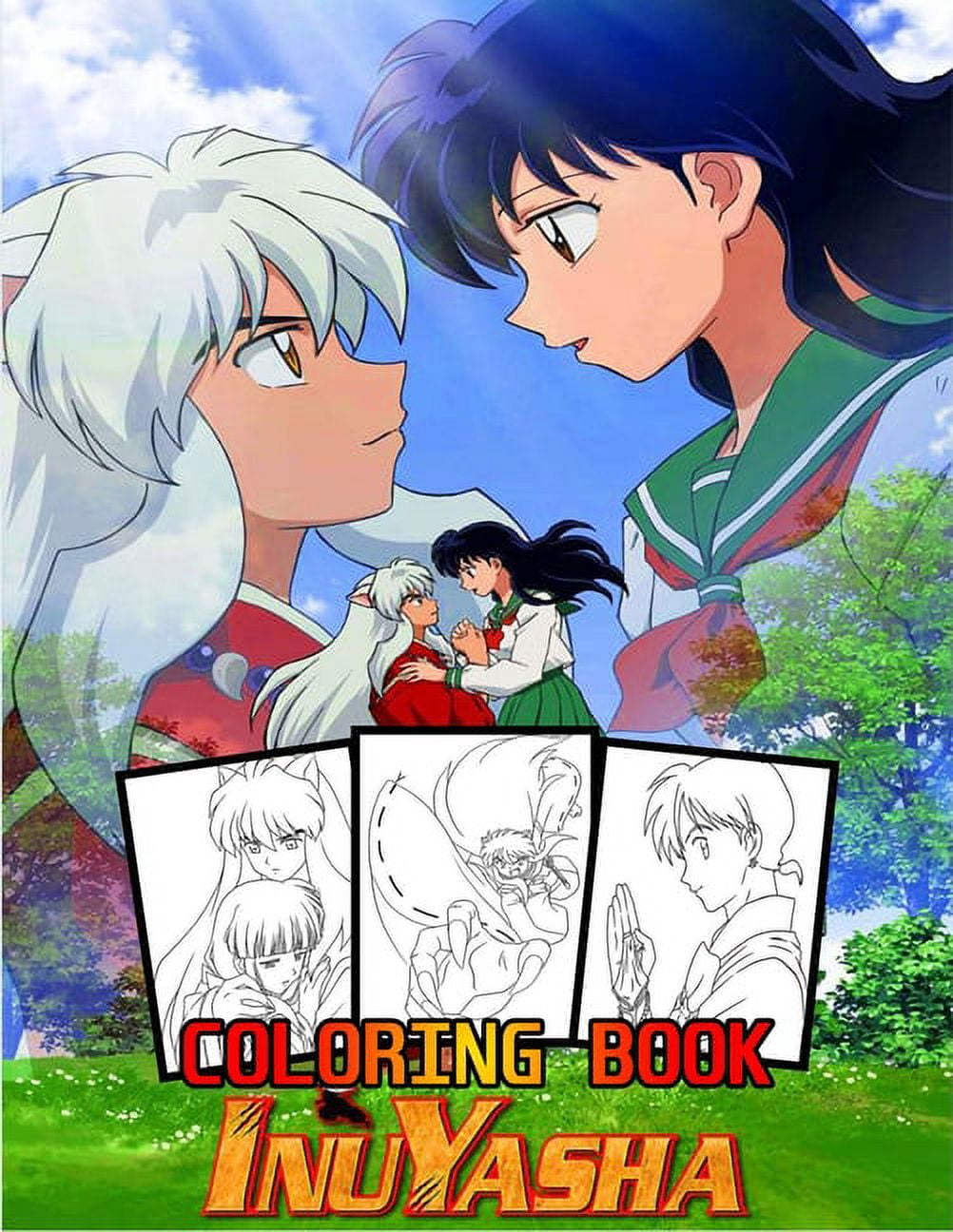 Inuyasha coloring book paperback