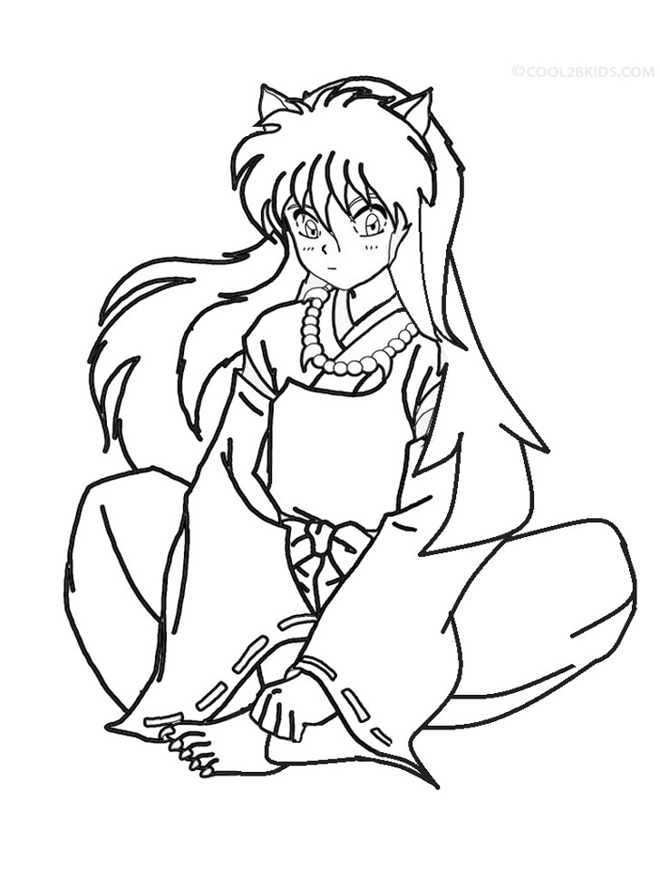 Inuyasha coloring page