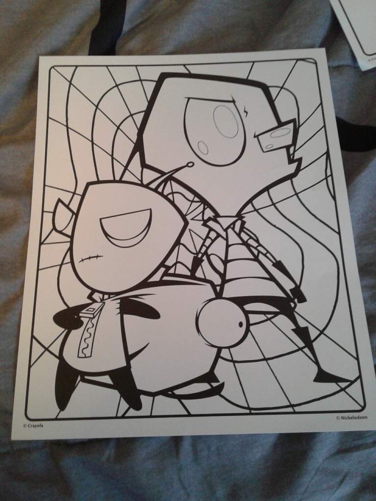 Invader zim coloring page invader zim amino