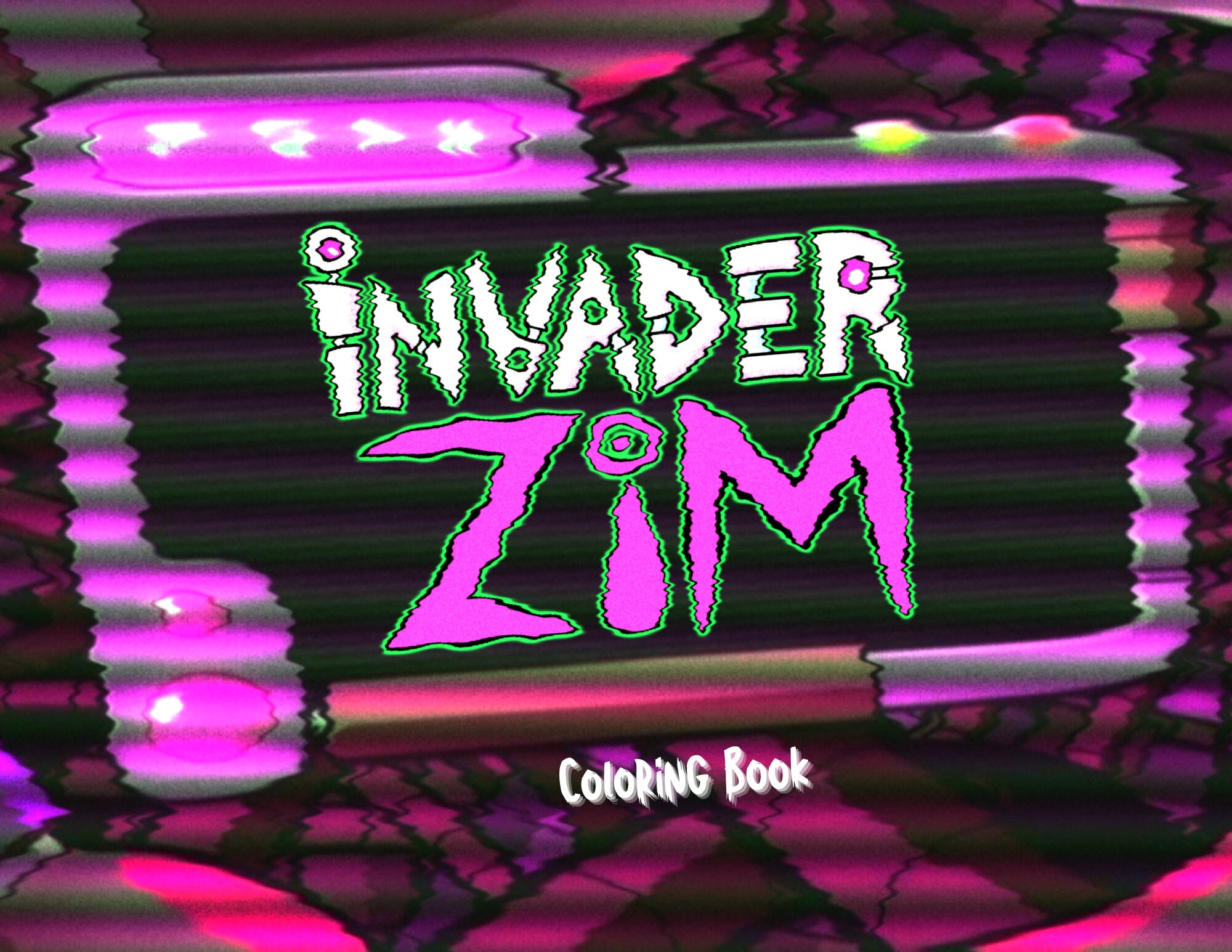 Invader zim coloring bookdigitalinstant download