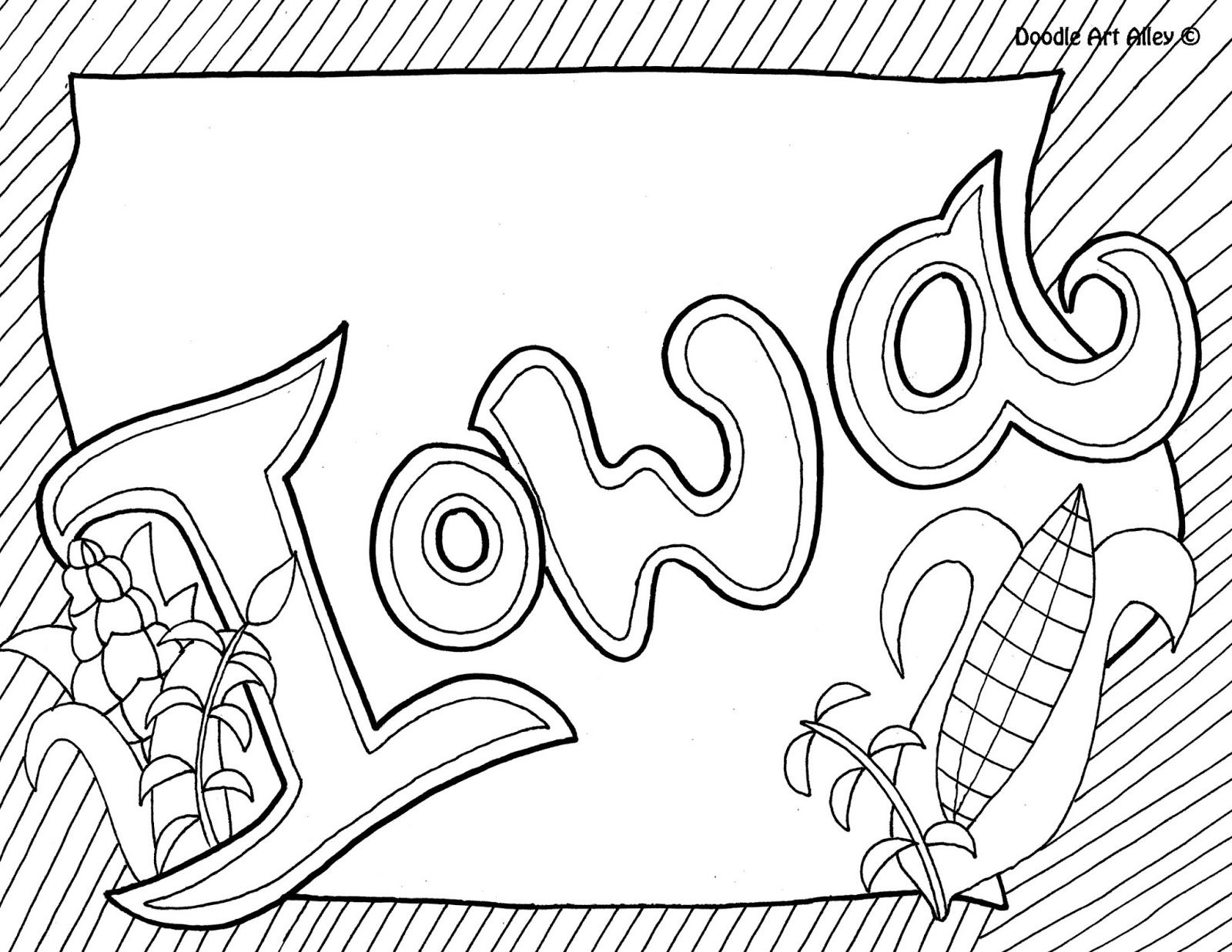 Iowa coloring pages free coloring pages coloring pages football coloring pages