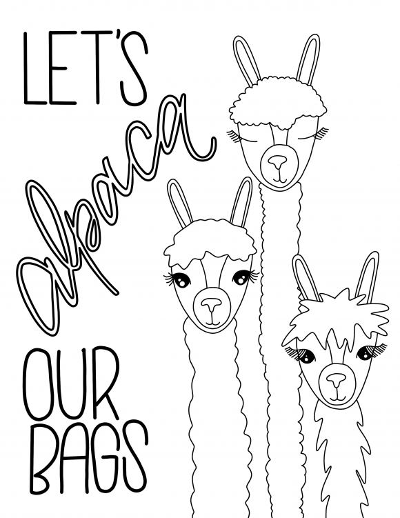 Free coloring pages to print or to color on an ipad who doesnt want to color in an alpaca or threâ coloring pages coloring pages to print free coloring pages