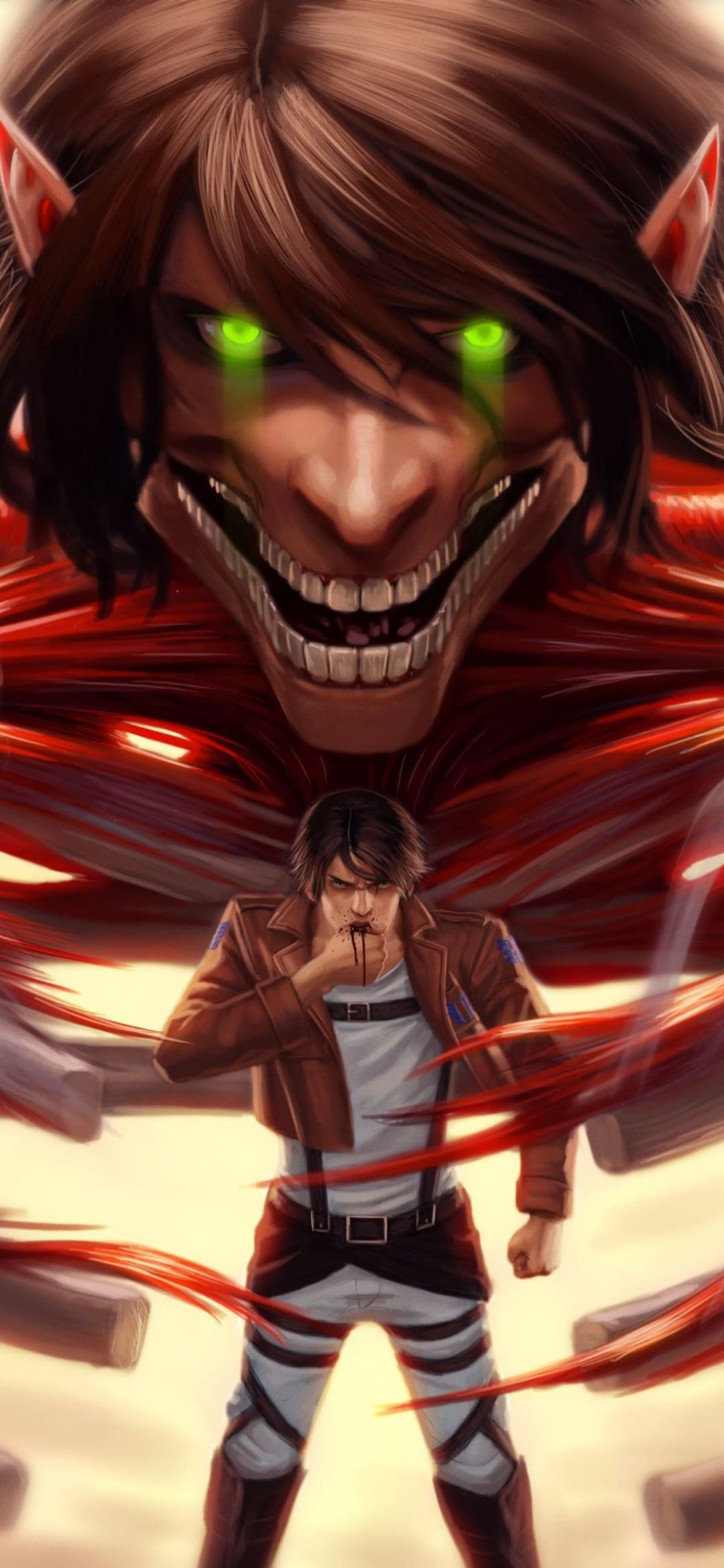 Attack on Titan Anime Art 4K Wallpaper iPhone HD Phone #3320f