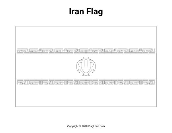 Free printable iran flag coloring page download it at httpsflaglane coloring