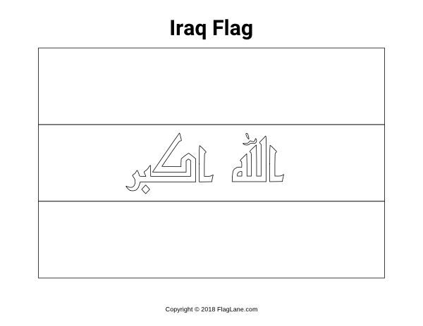 Free printable iraq flag coloring page download it at httpsflaglane coloring