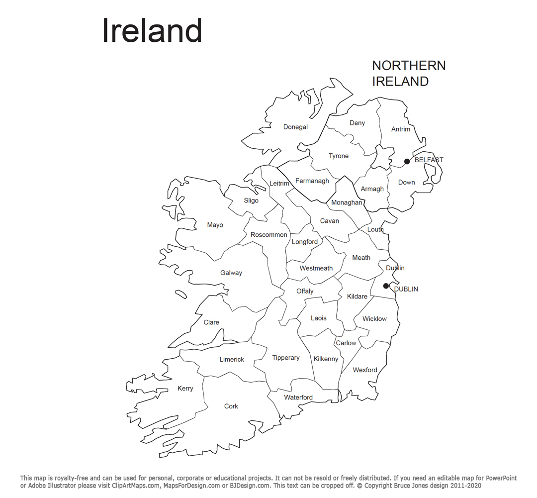 Free world countries printable maps