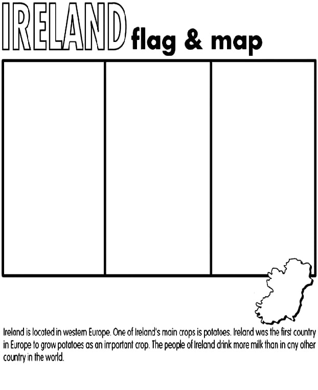 Ireland coloring pages