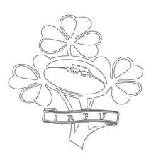 Ireland rugby team irfu coloring pages