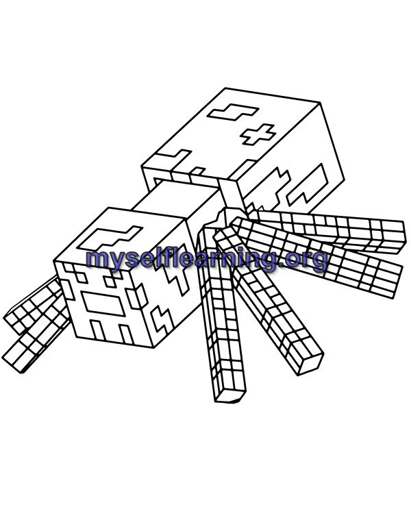 Minecraft games coloring sheet instant download