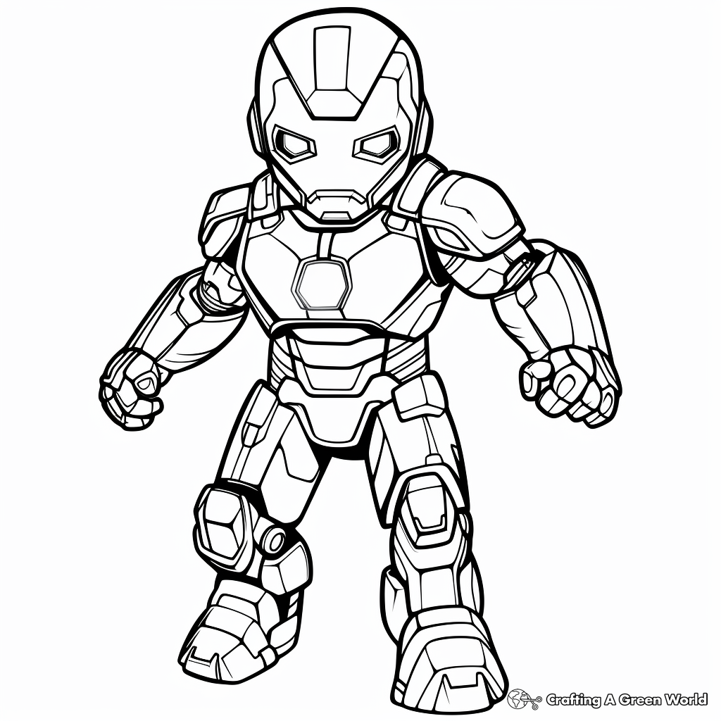 Iron man coloring pages