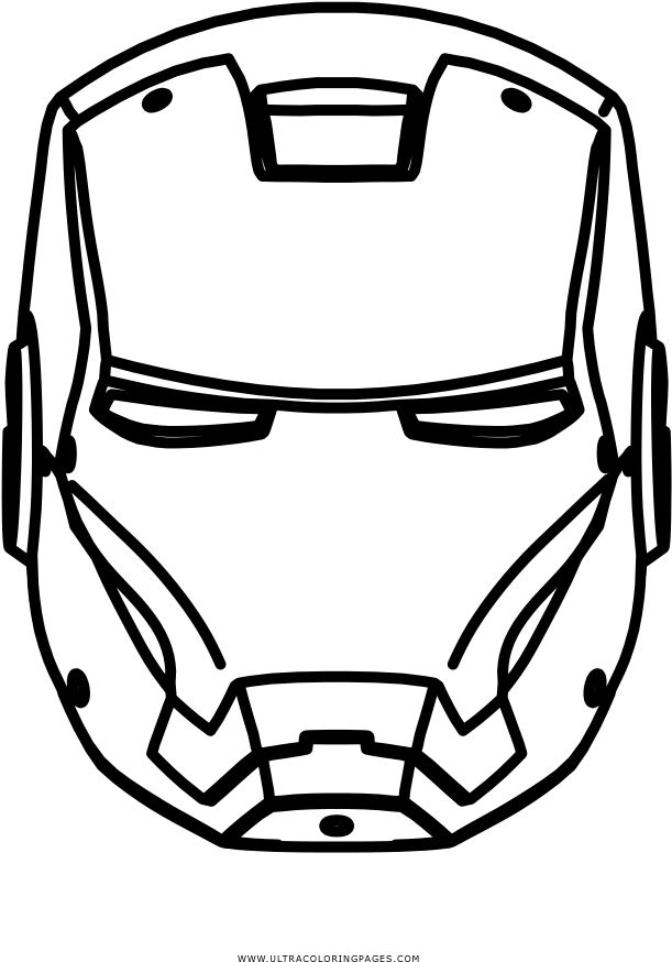 Iron man coloring page