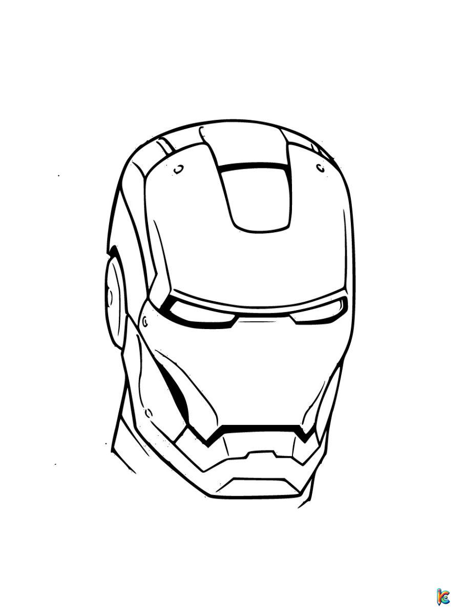 Iron man coloring pages â