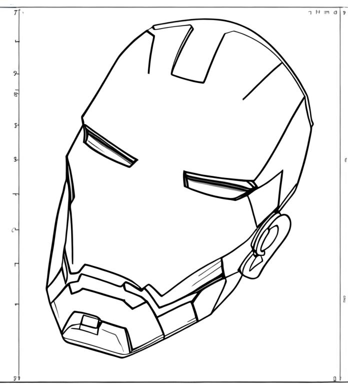 Make iron man face