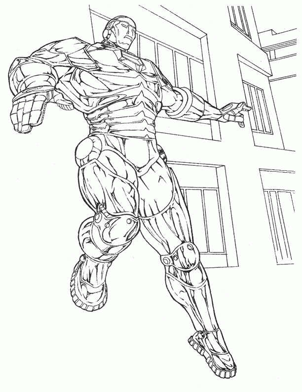 Coloring pages iron man coloring pages