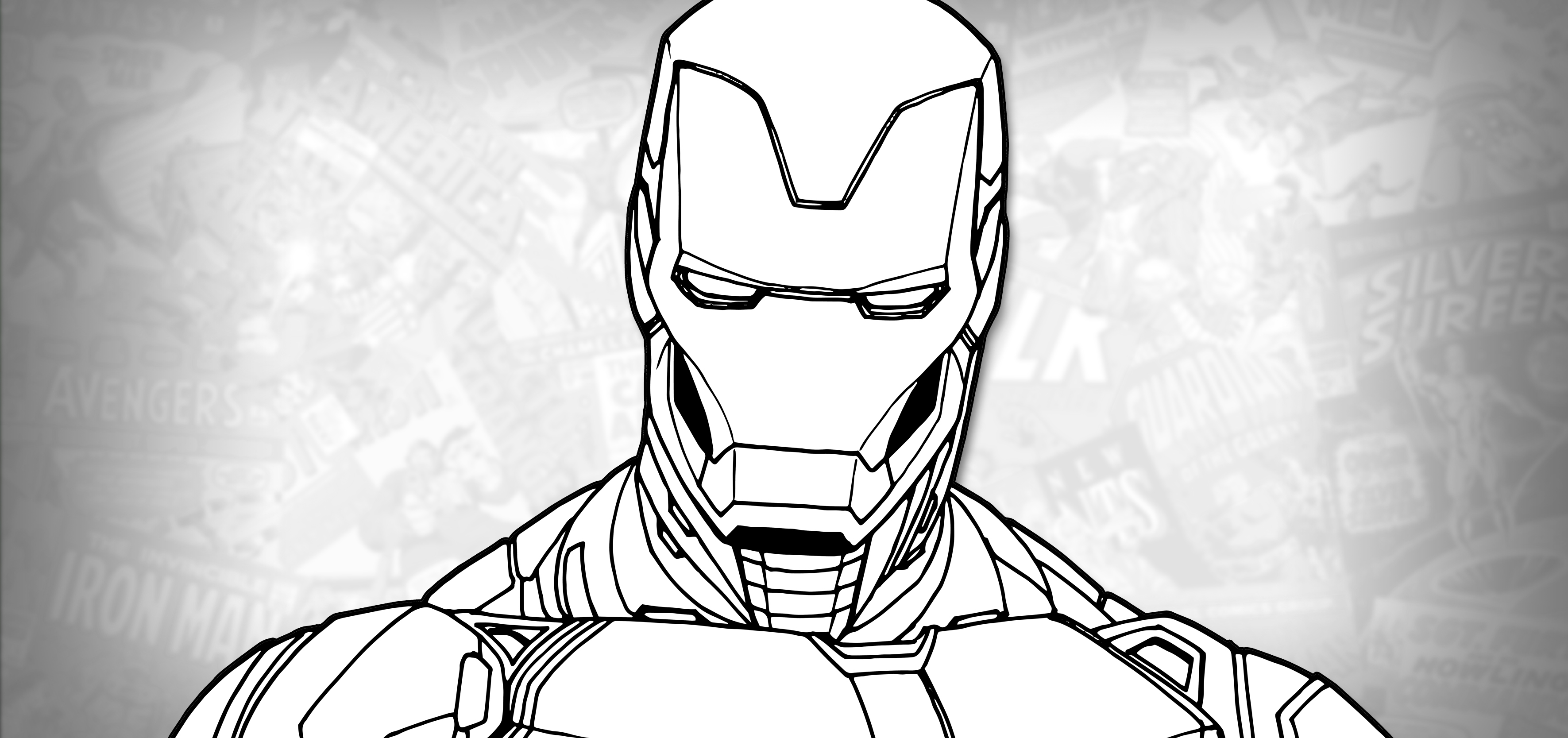 How to draw iron man mark avengers endgame drawing tutorial