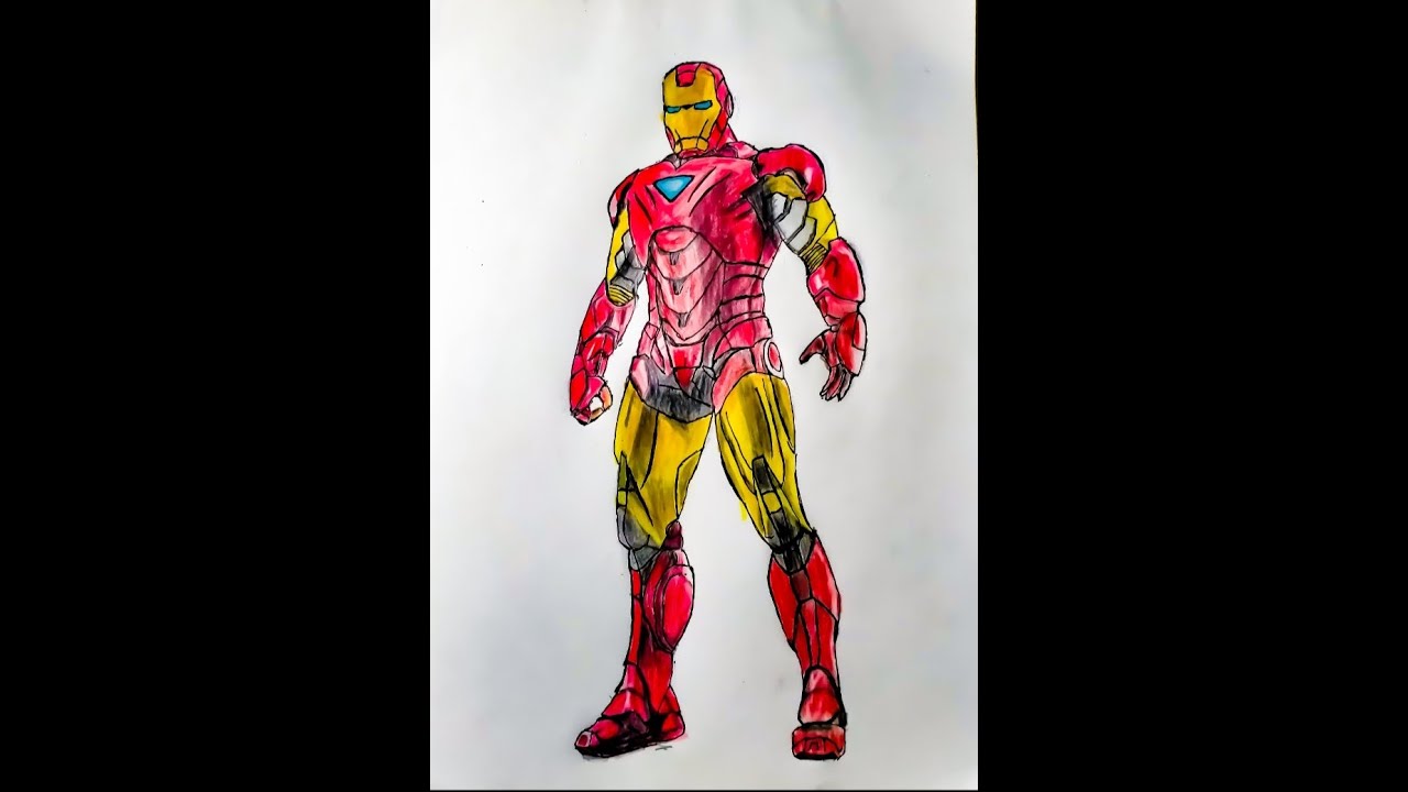 Marvelhero ironman how to do iron man drawing pencil drawing