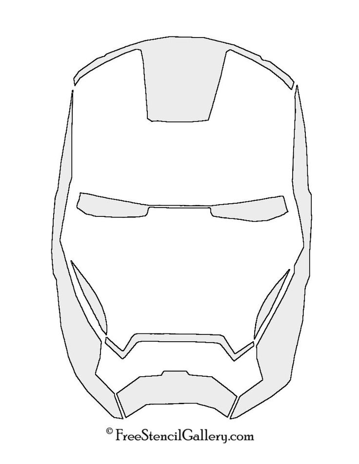 Iron man mask stencil free stencil gallery iron man mask iron man pumpkin superhero mask template