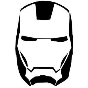 Marvel iron man x vinyl decal avengers iron man by amavinyl iron man mask iron man pumpkin pumpkin stencil